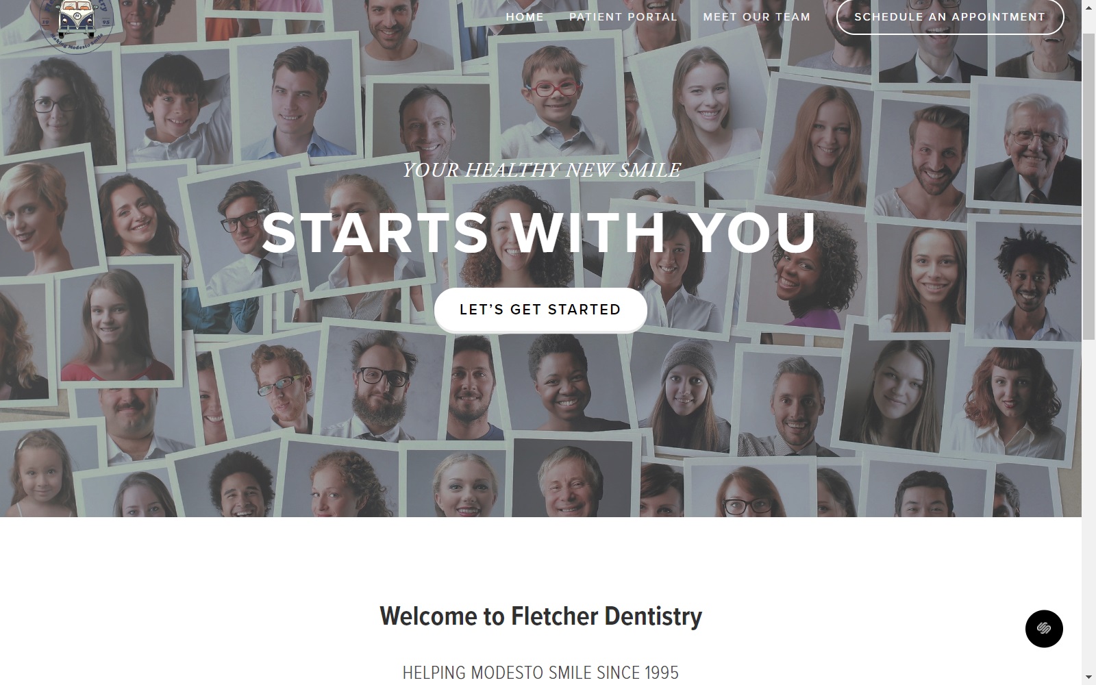 fletcherdentistry.com screenshot