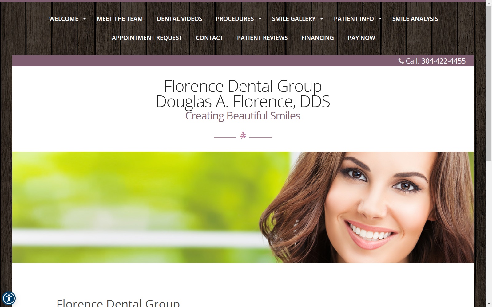 florencedentalgroup.net screenshot