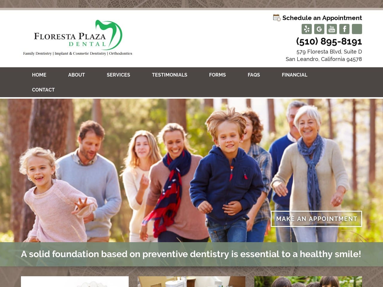 Allea Paras Torres D.M.D. Floresta Plaza Dental In Website Screenshot from florestaplazadental.com