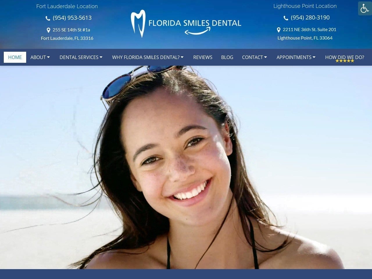 Dr. Donald Fox Orthodontist Website Screenshot from floridasmilesdental.com