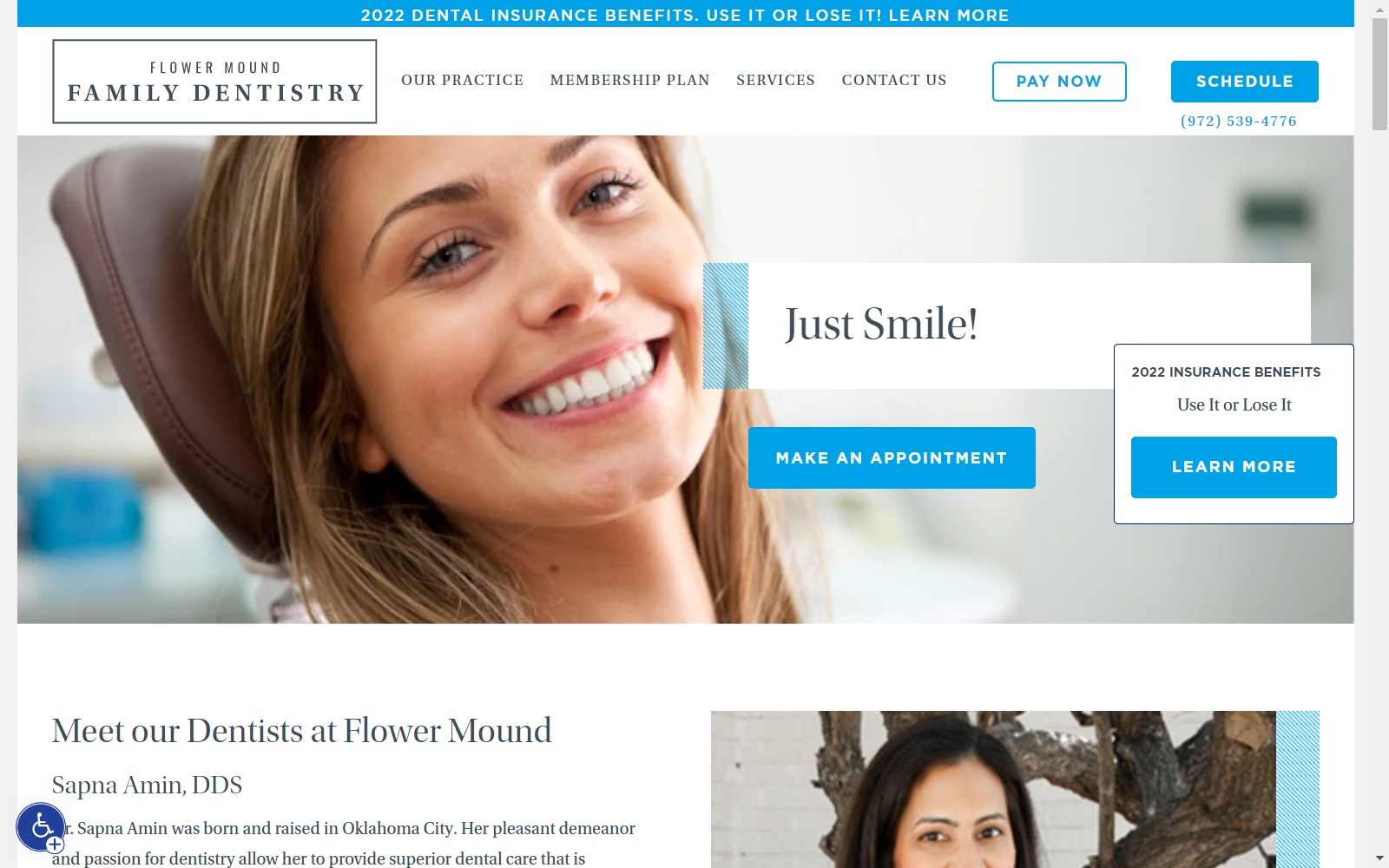 fmfamilydentistry.com screenshot