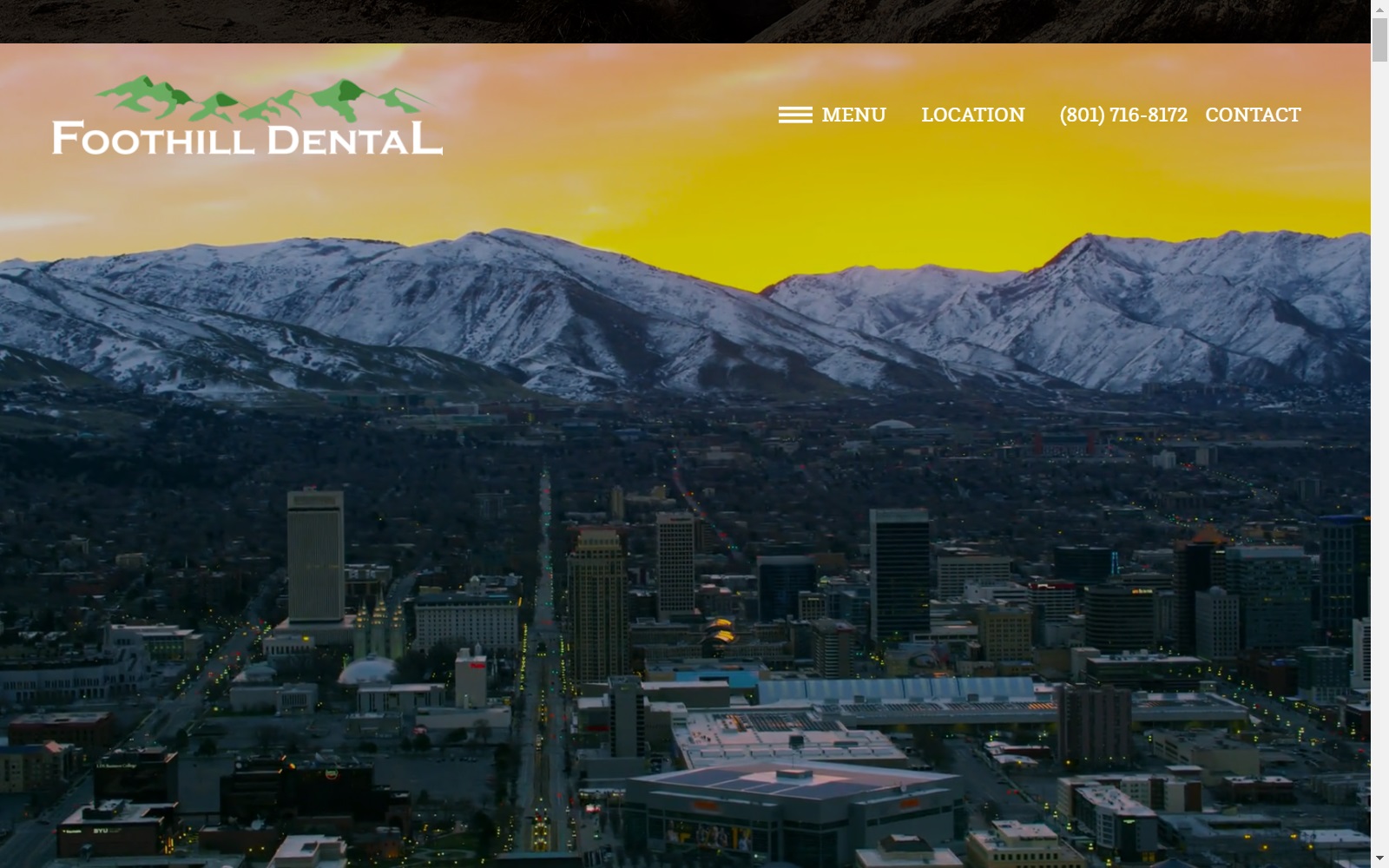 foothilldentalsaltlake.com screenshot