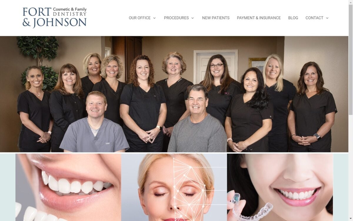 fortandjohnsondentistry.com screenshot