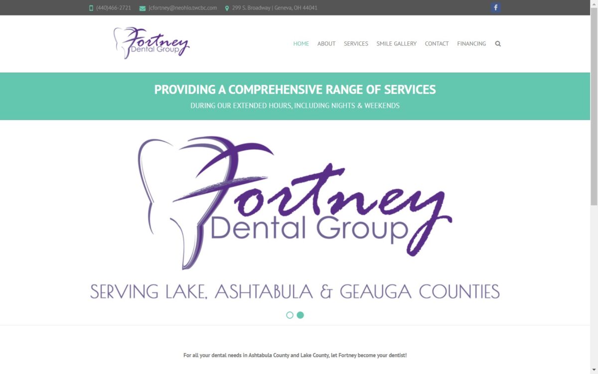 fortneydental.com screenshot