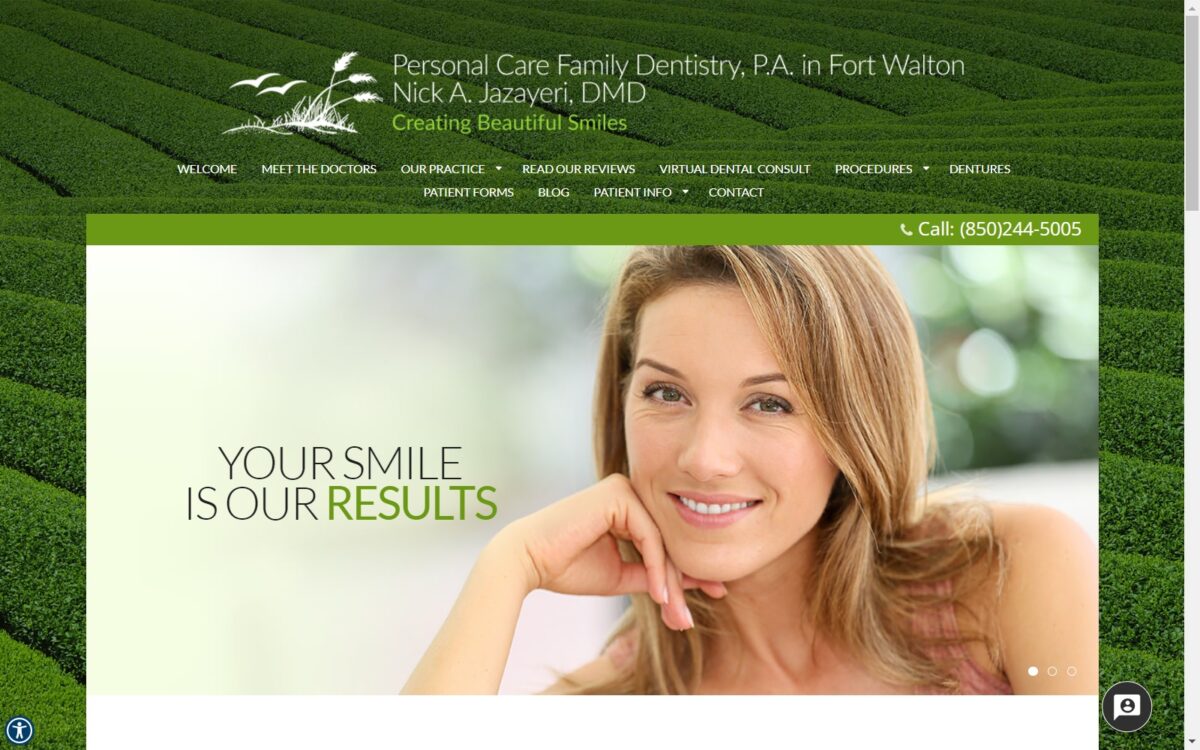 fortwaltondentist.com screenshot