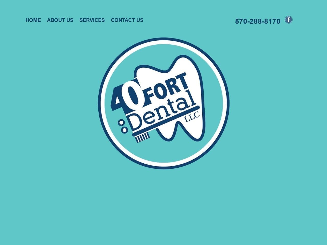 Forty Fort Dental LLC Kelly S. Williams DMD Website Screenshot from fortyfortdental.com
