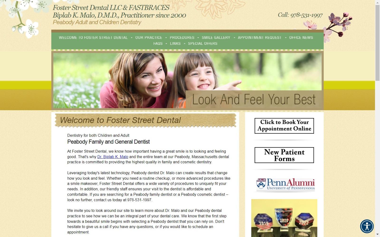 fosterstreetdental.com screenshot