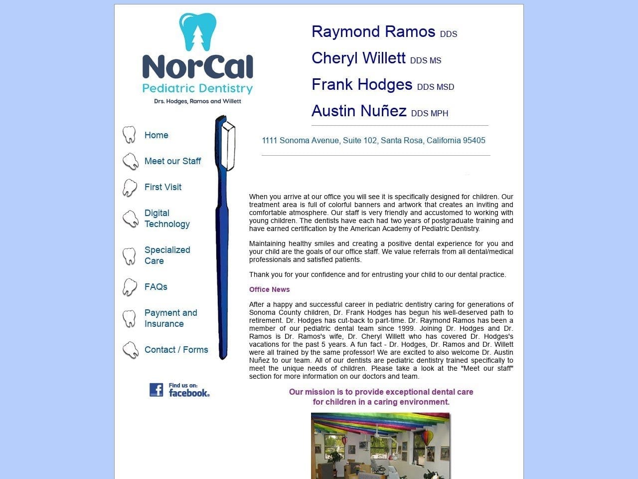 Hodges Frank R DDS Website Screenshot from frankhodgesdds.com