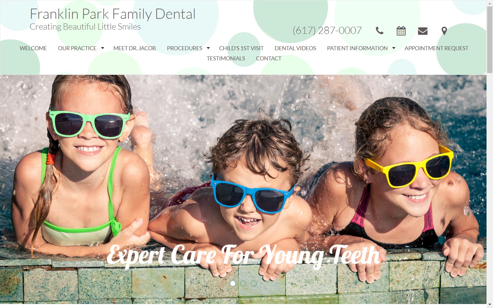 franklinparkfamilydental.com screenshot