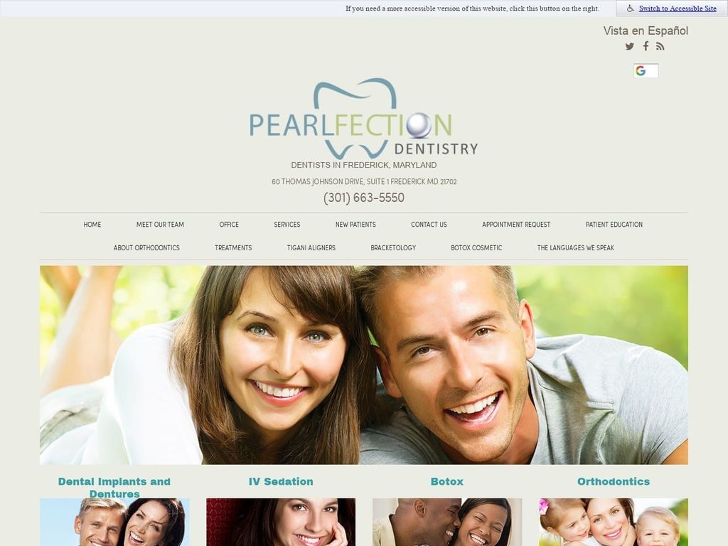 Frederickgeneral Dentistry Website Screenshot from frederickgeneraldentistry.com