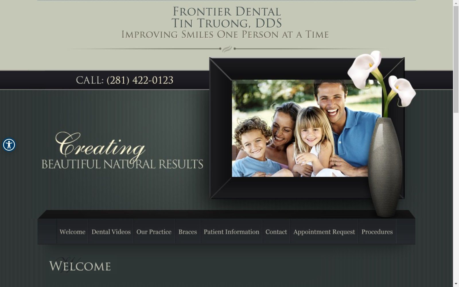 frontierdentalpc.com screenshot