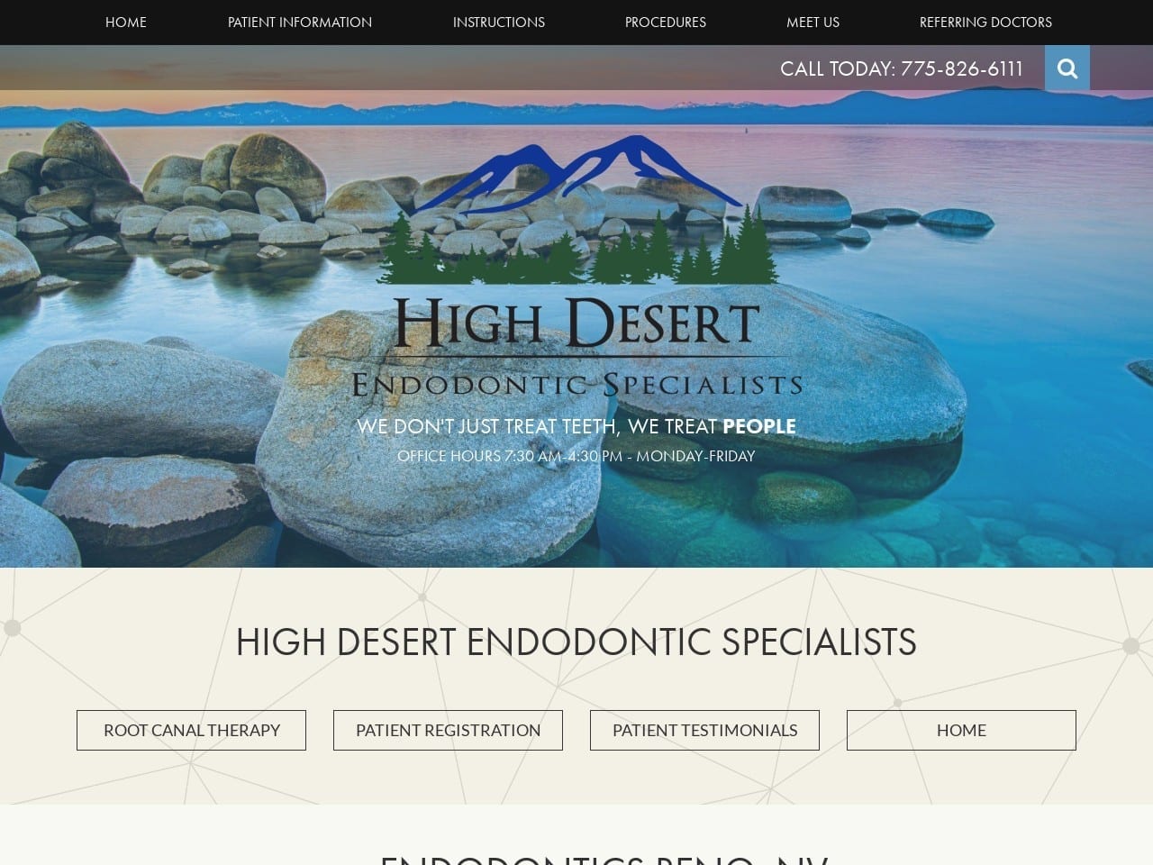 Fullmer Endodontics Website Screenshot from fullmerendo.com