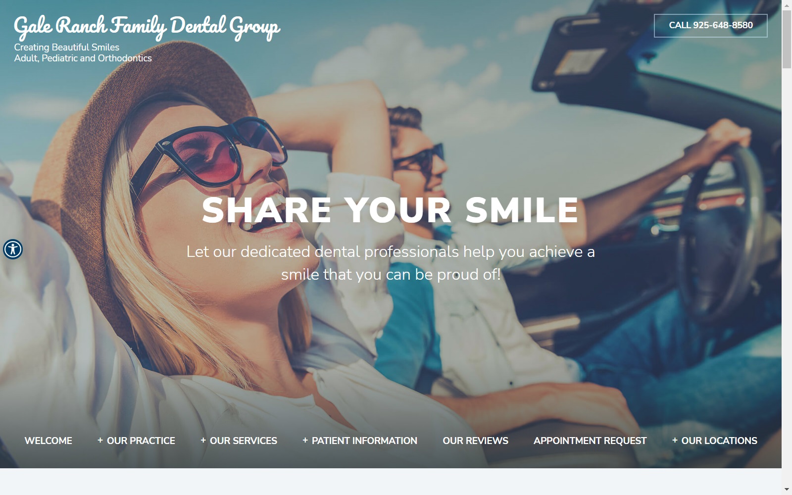 galeranchfamilydental.com screenshot