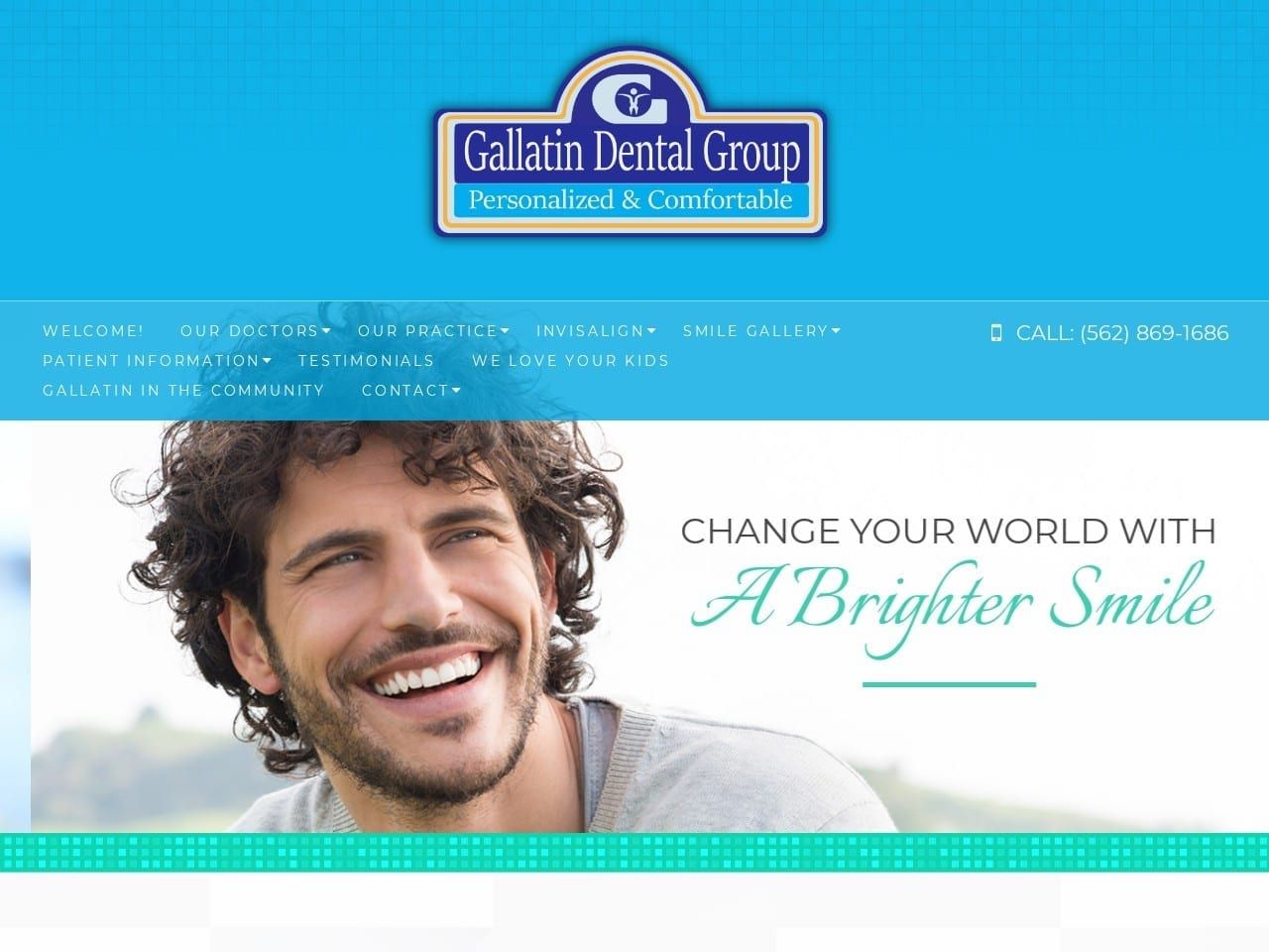 Gallatin Dental Website Screenshot from gallatindental.com