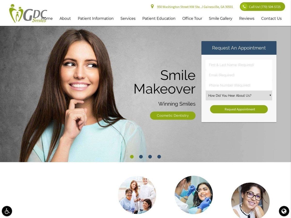 Gallo Dental Care Website Screenshot from gallodental.com