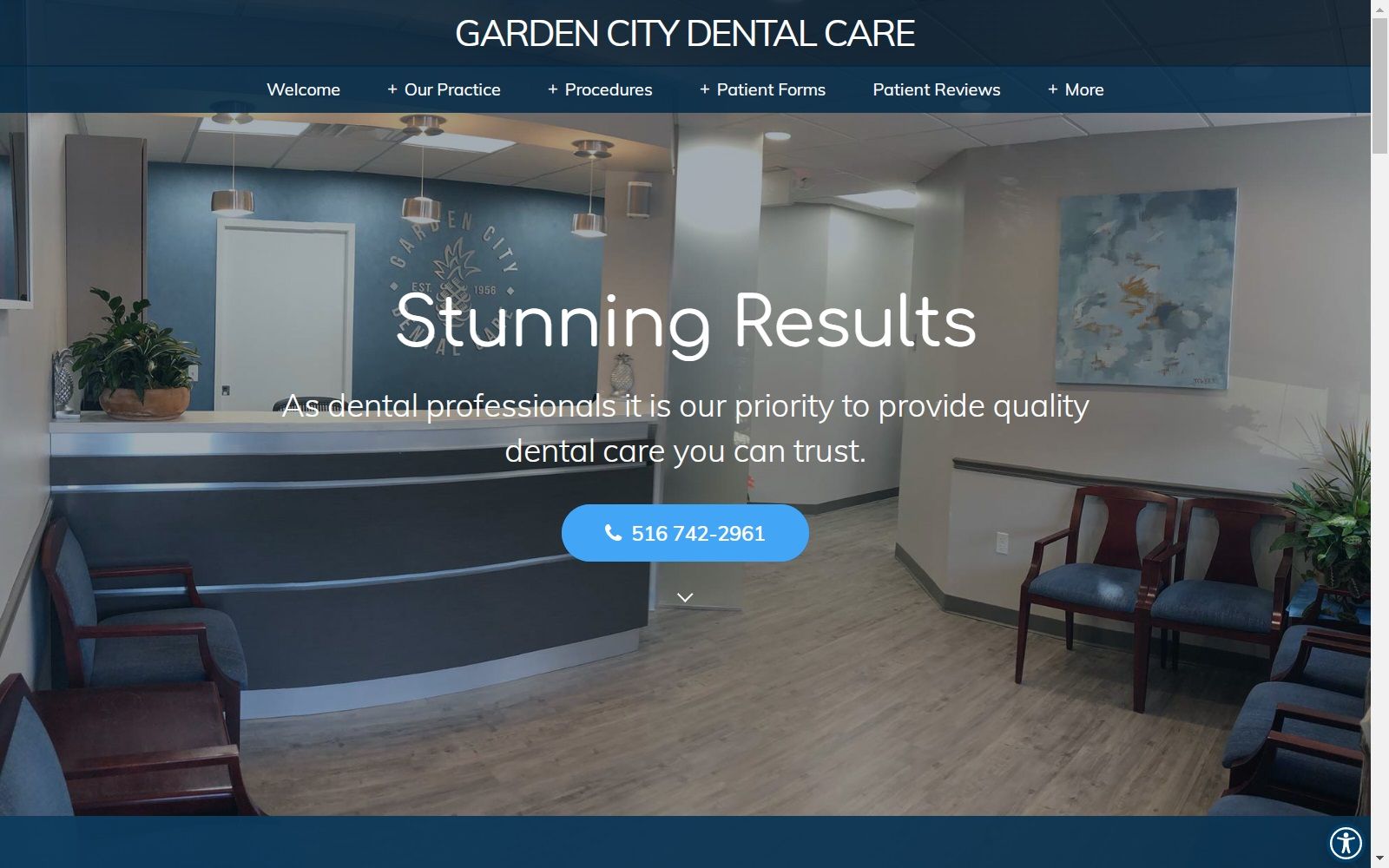 gardencitydentalcare.com screenshot
