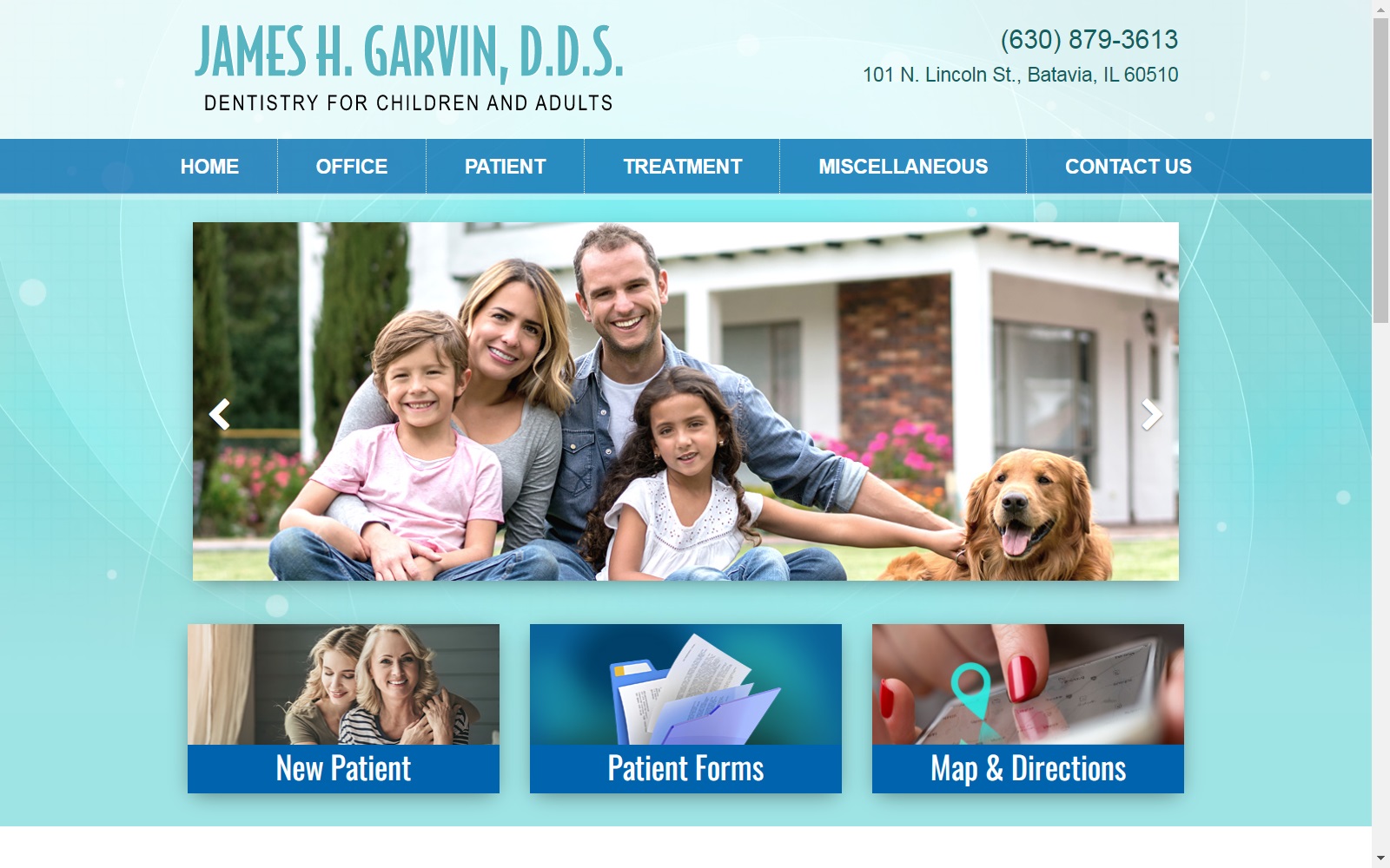 garvindental.com screenshot