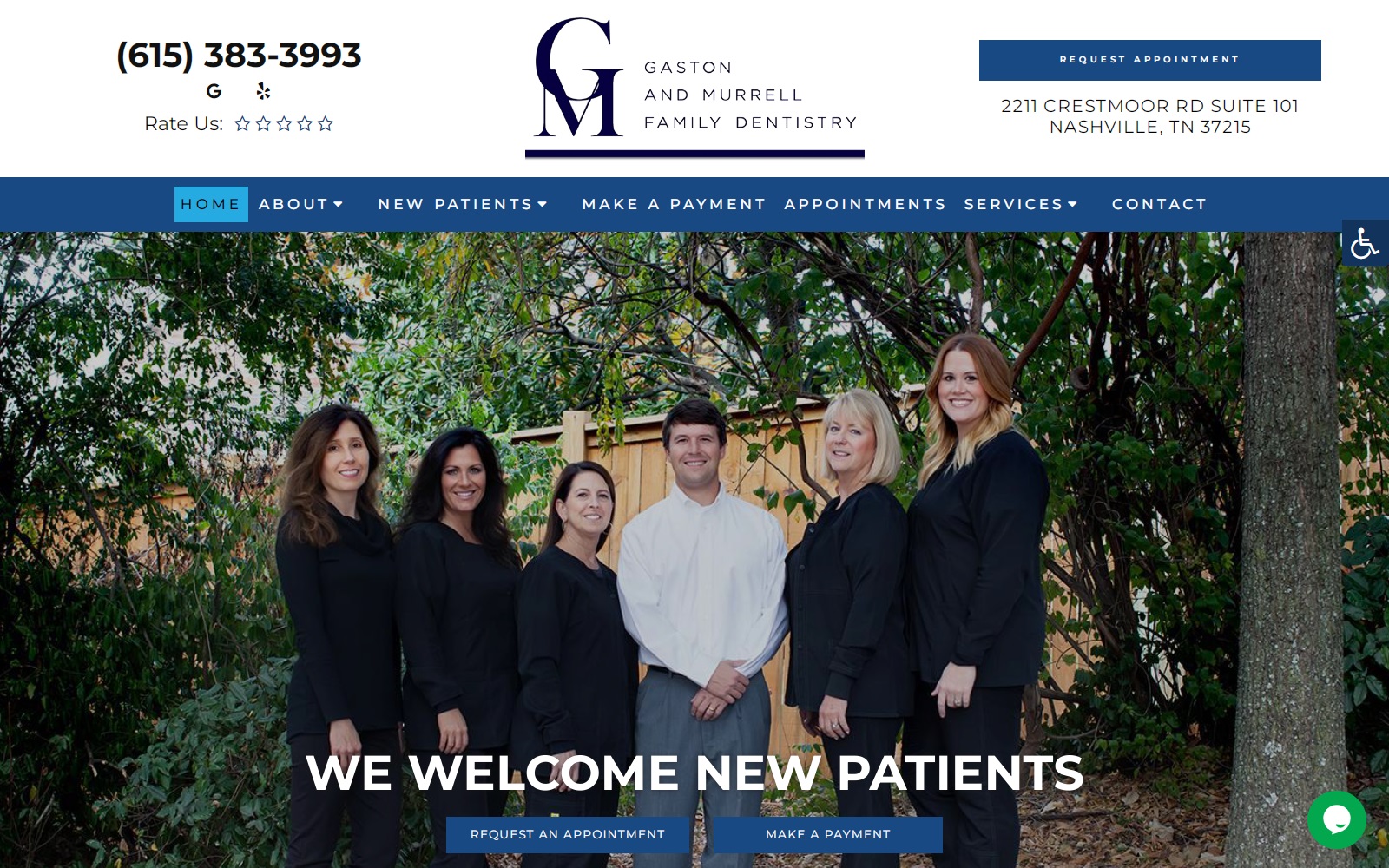 gastonmurrelldentistry.com screenshot