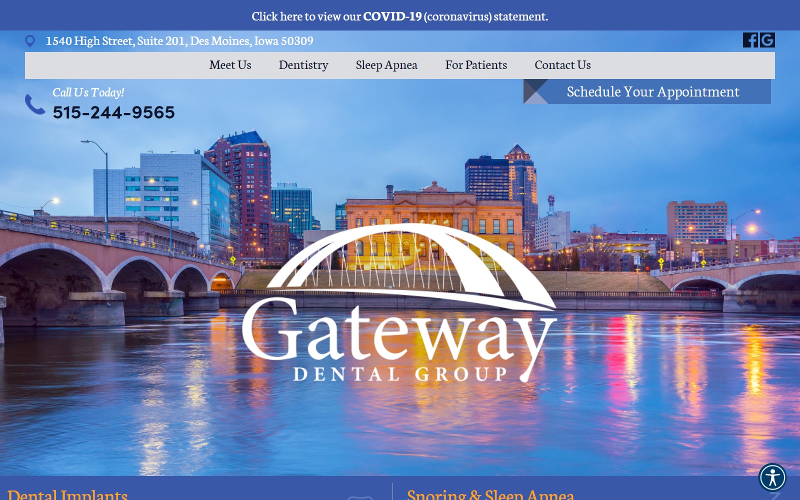 gatewaydentalgroup.org screenshot