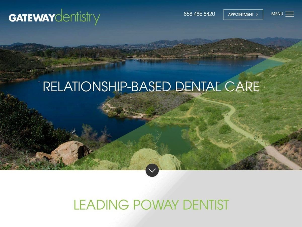 Gateway Dentistry Website Screenshot from gatewaydentistry.com