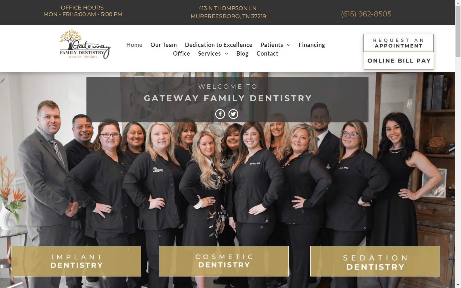 gatewayfamilydentist.com screenshot