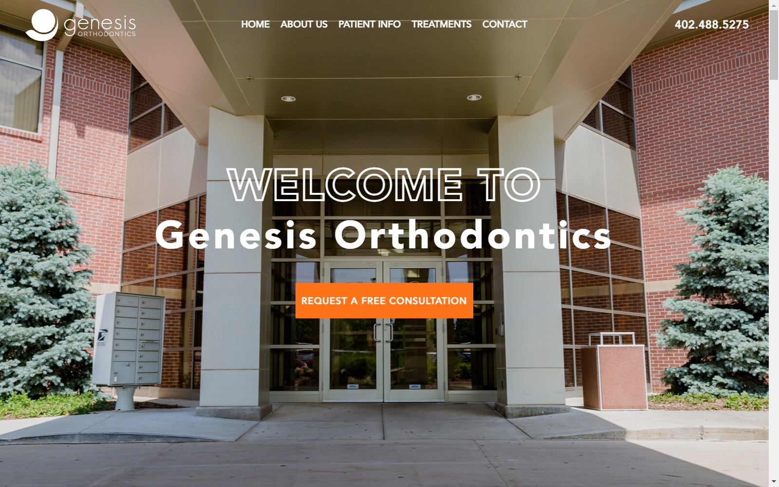 genesisorthodontics.com screenshot