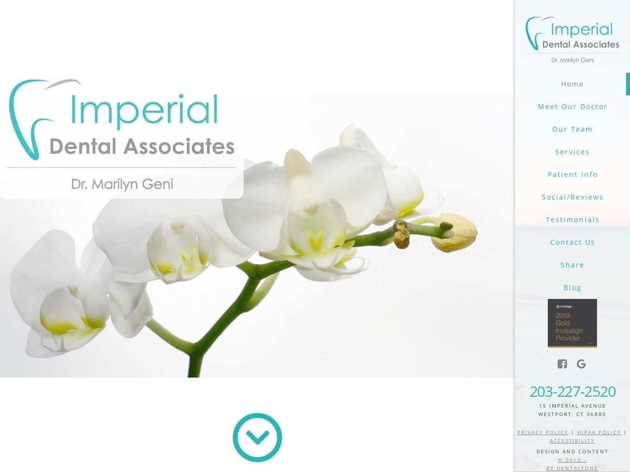 Imperial DENTAL Associates Llc Website Screenshot from genidmd.com