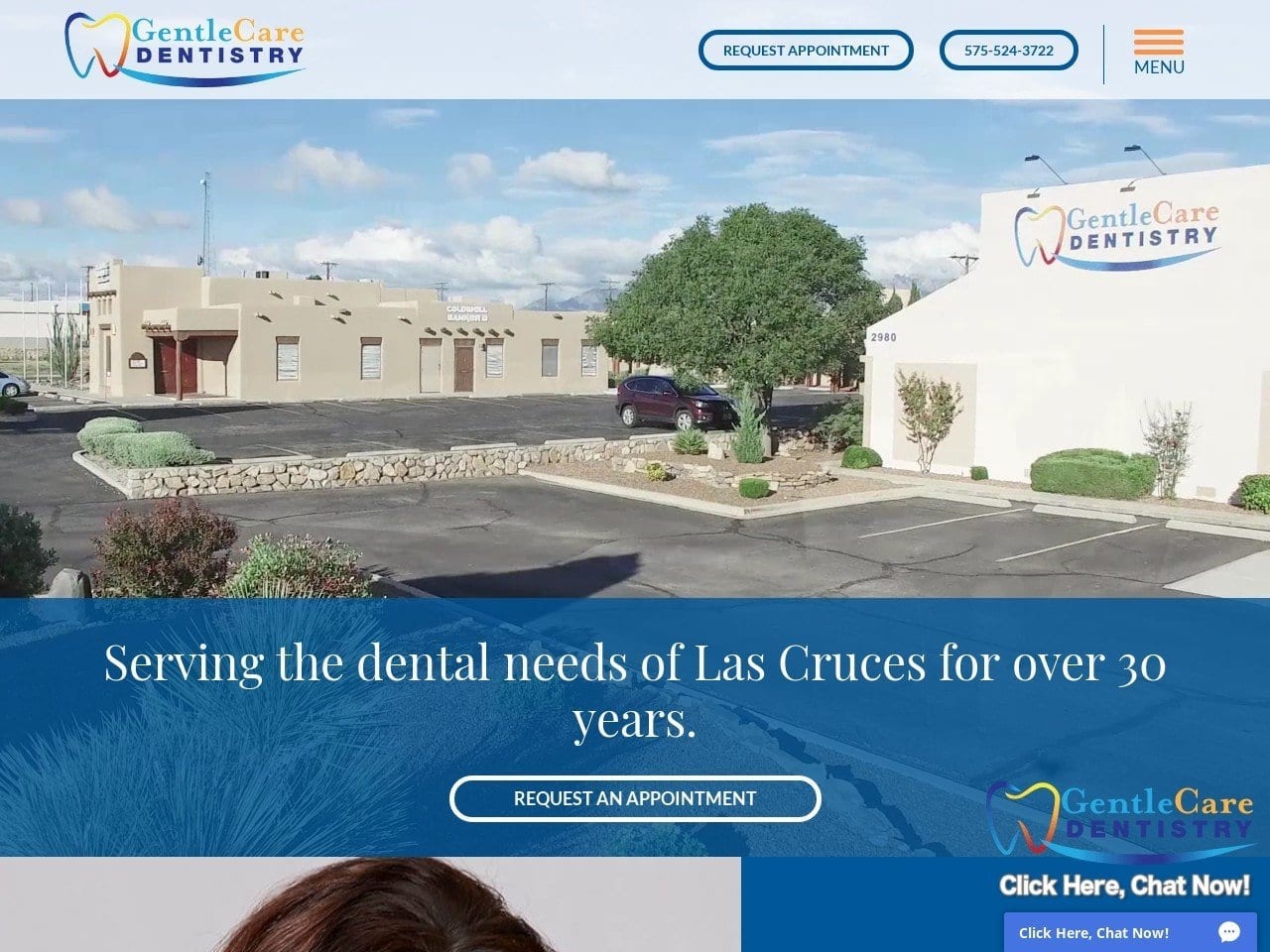 Dr. Anton F. Milavec DDS Website Screenshot from gentlecaredentistry.org