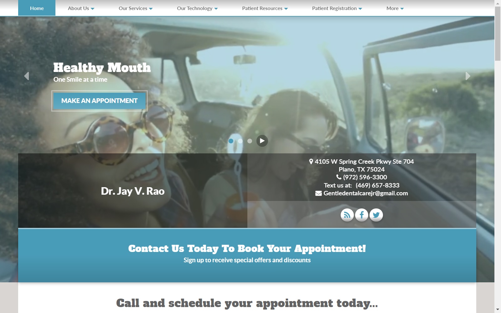 gentledentaltx.com screenshot