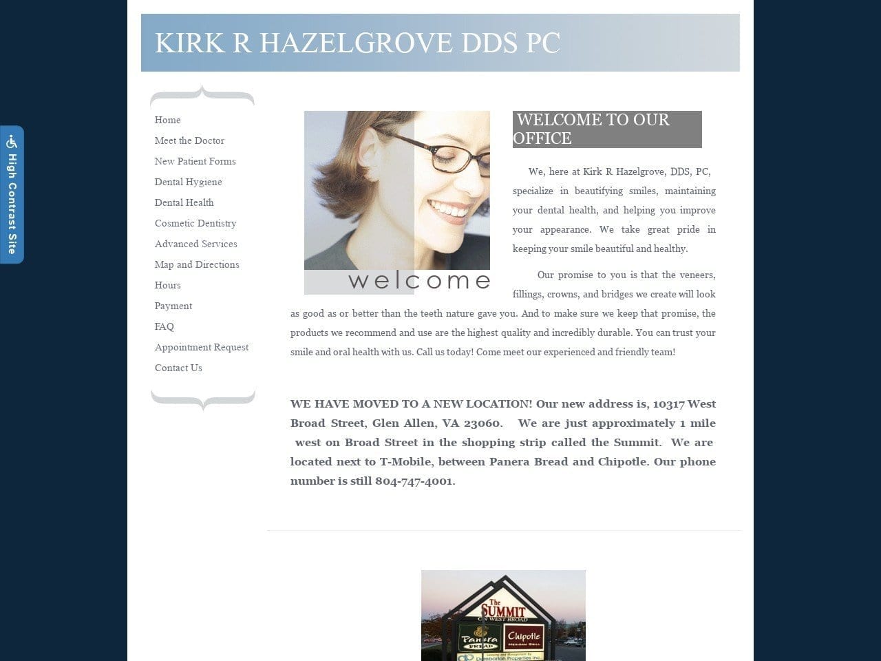 Hazelgrove Kirk R DDS Website Screenshot from gentletoothdoc.com