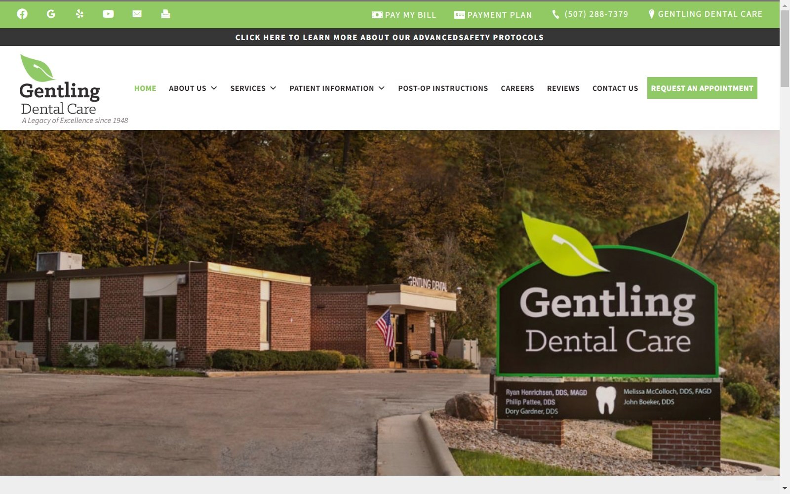 gentlingdental.com screenshot