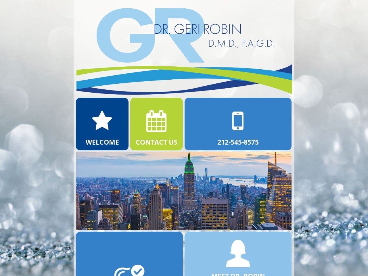 Robin Geri DDS Website Screenshot from gerirobin.com