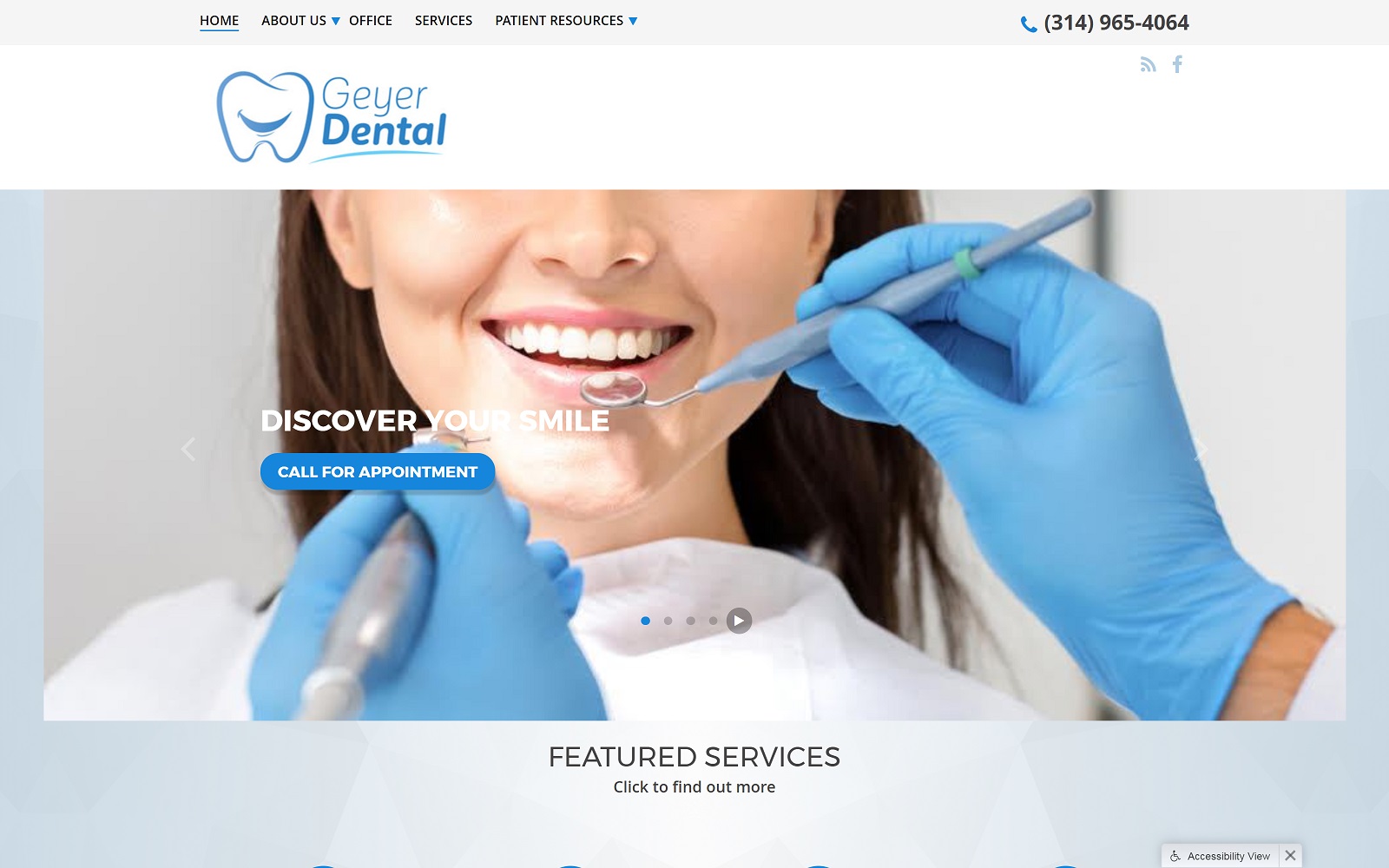 geyerdental.com screenshot