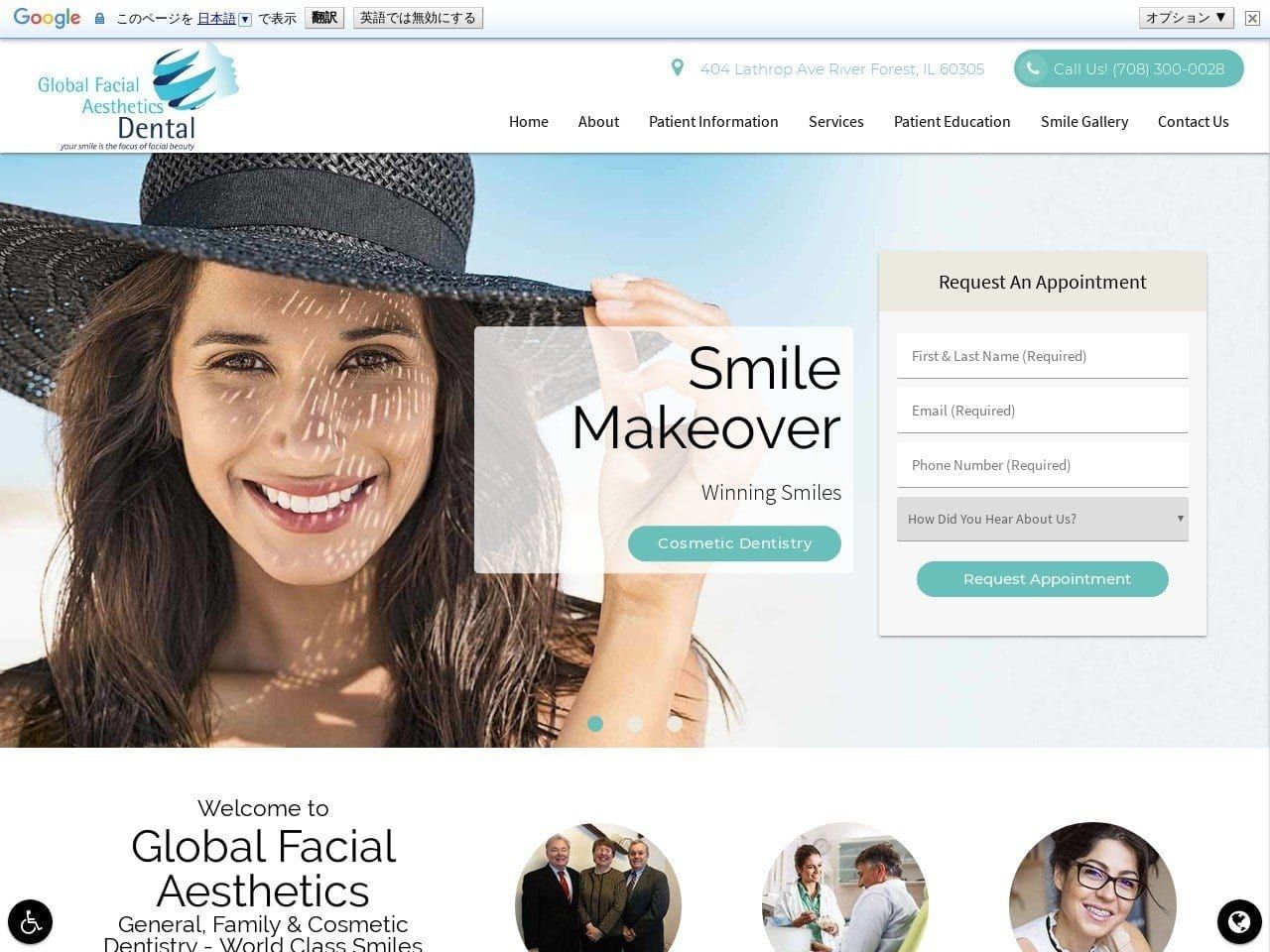 Dental Group Ltd Website Screenshot from gfalderdds.com
