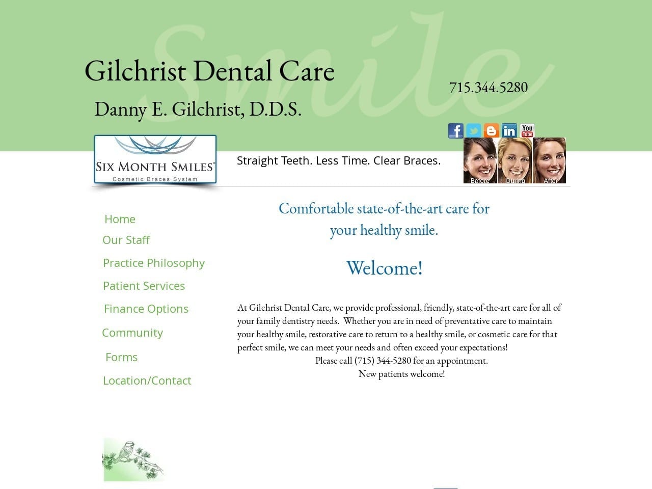 Gilchrist Dental Care Gilchrist Danny E DDS Website Screenshot from gilchristdentalcare.com