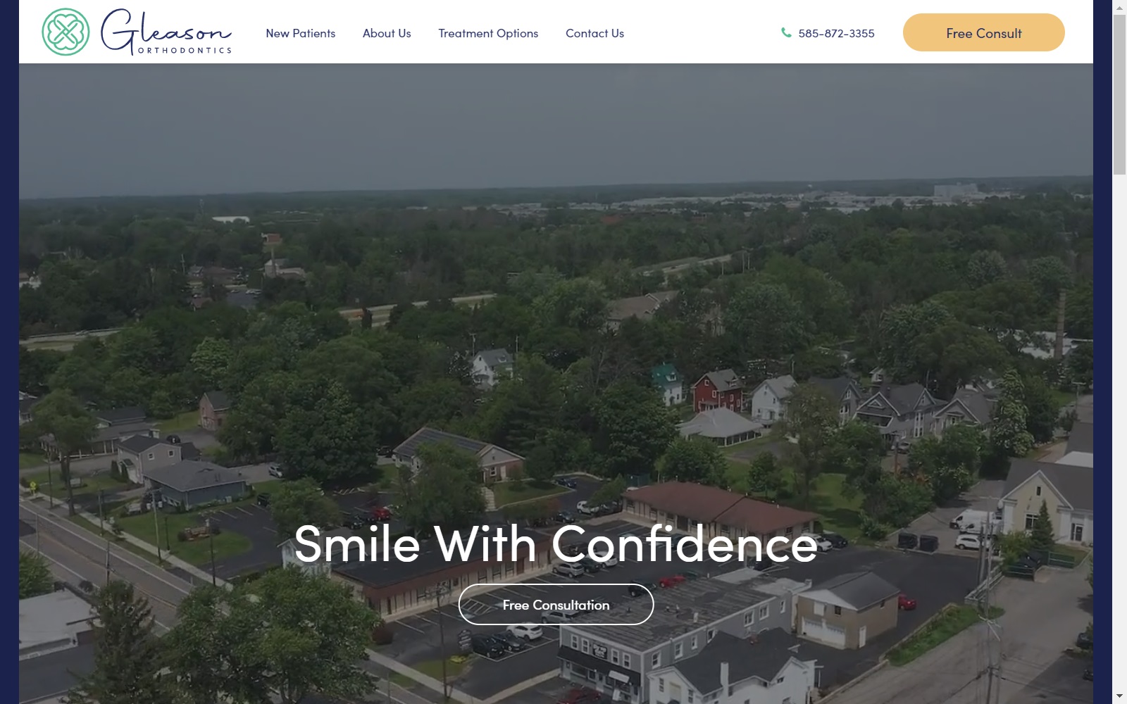 gleasonorthodontics.com screenshot