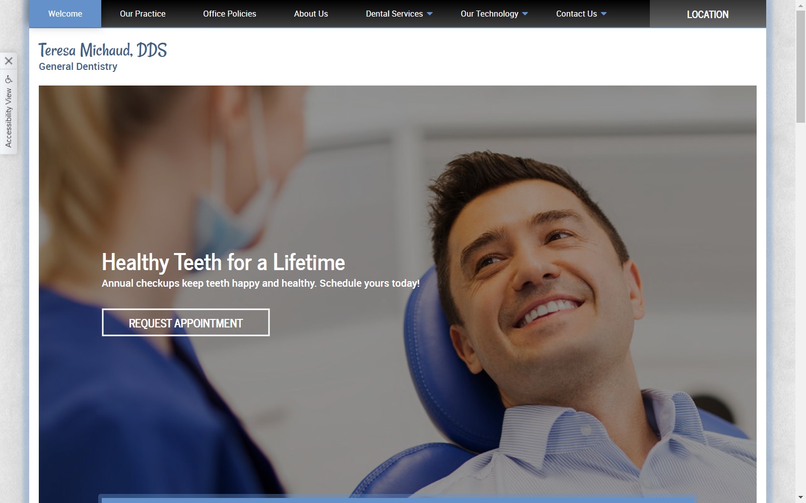 glenrockdentist.com screenshot