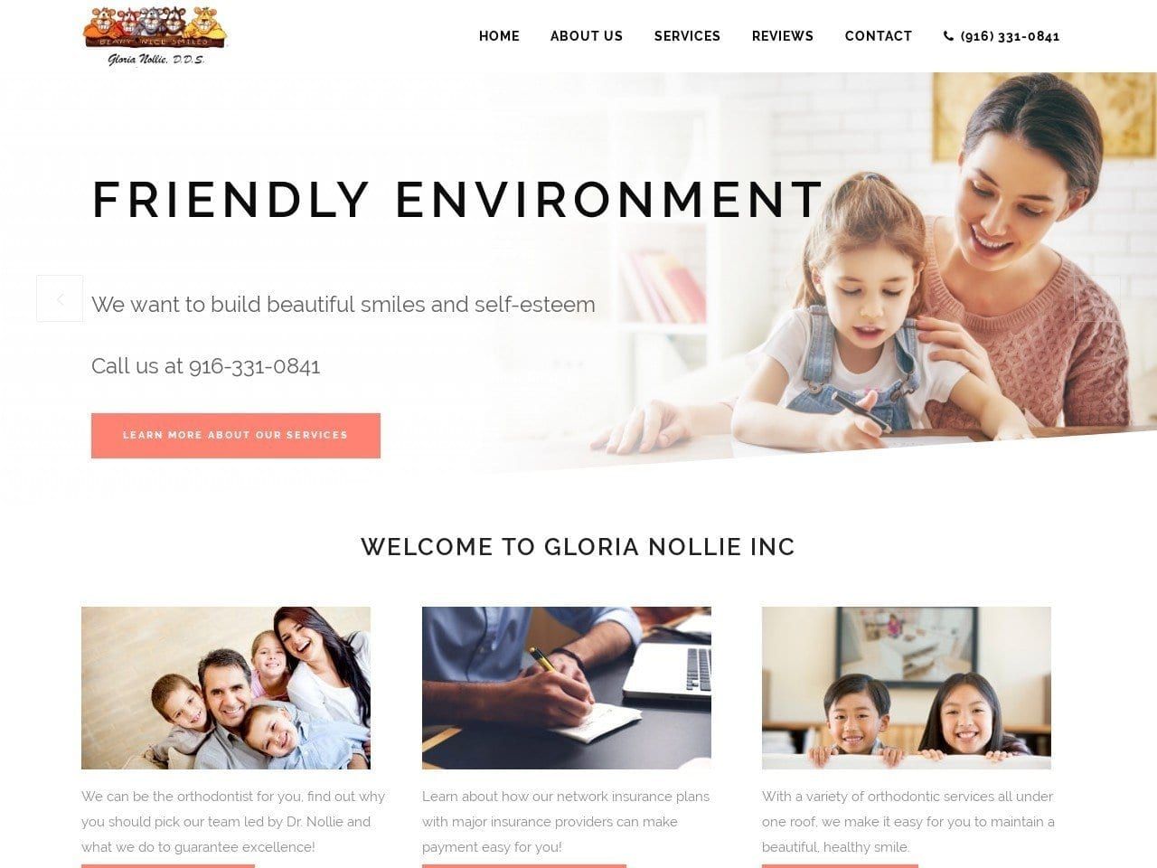Gloria Nollie Inc Website Screenshot from gnbraces4u.com