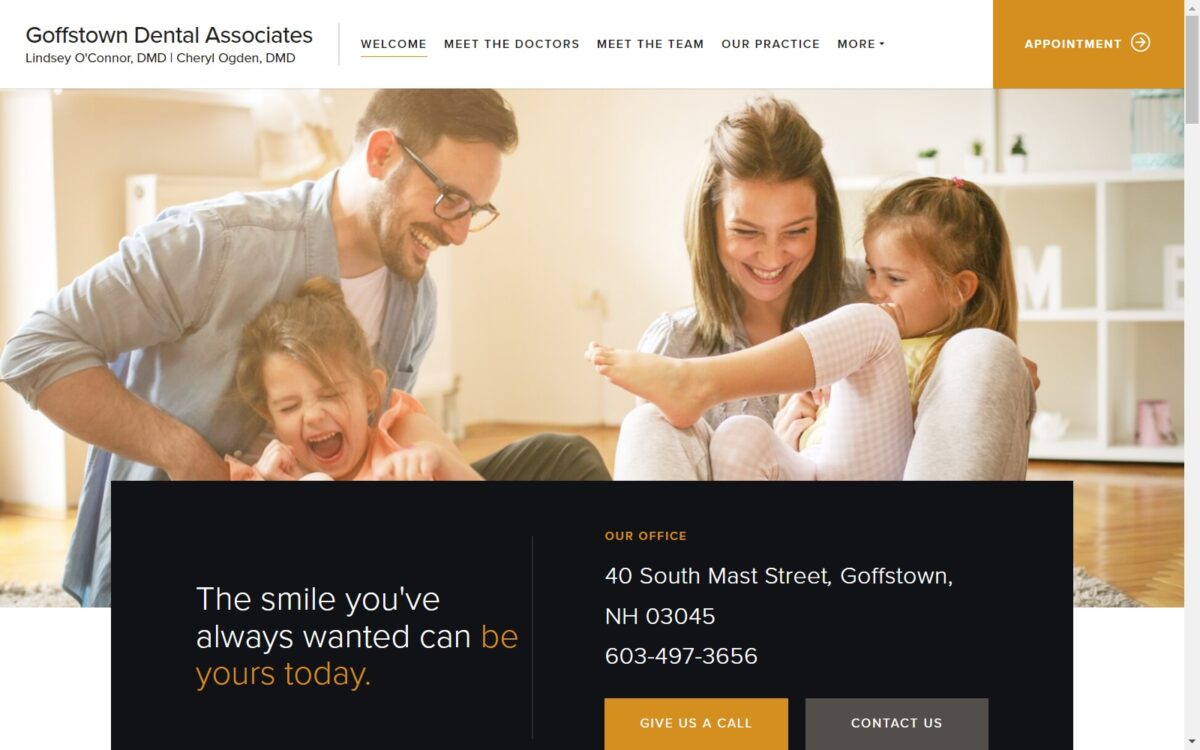 goffstowndental.com screenshot