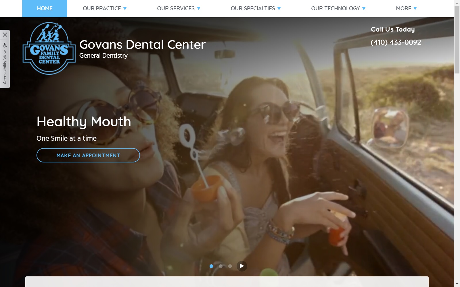 govansdentalcenter.com screenshot
