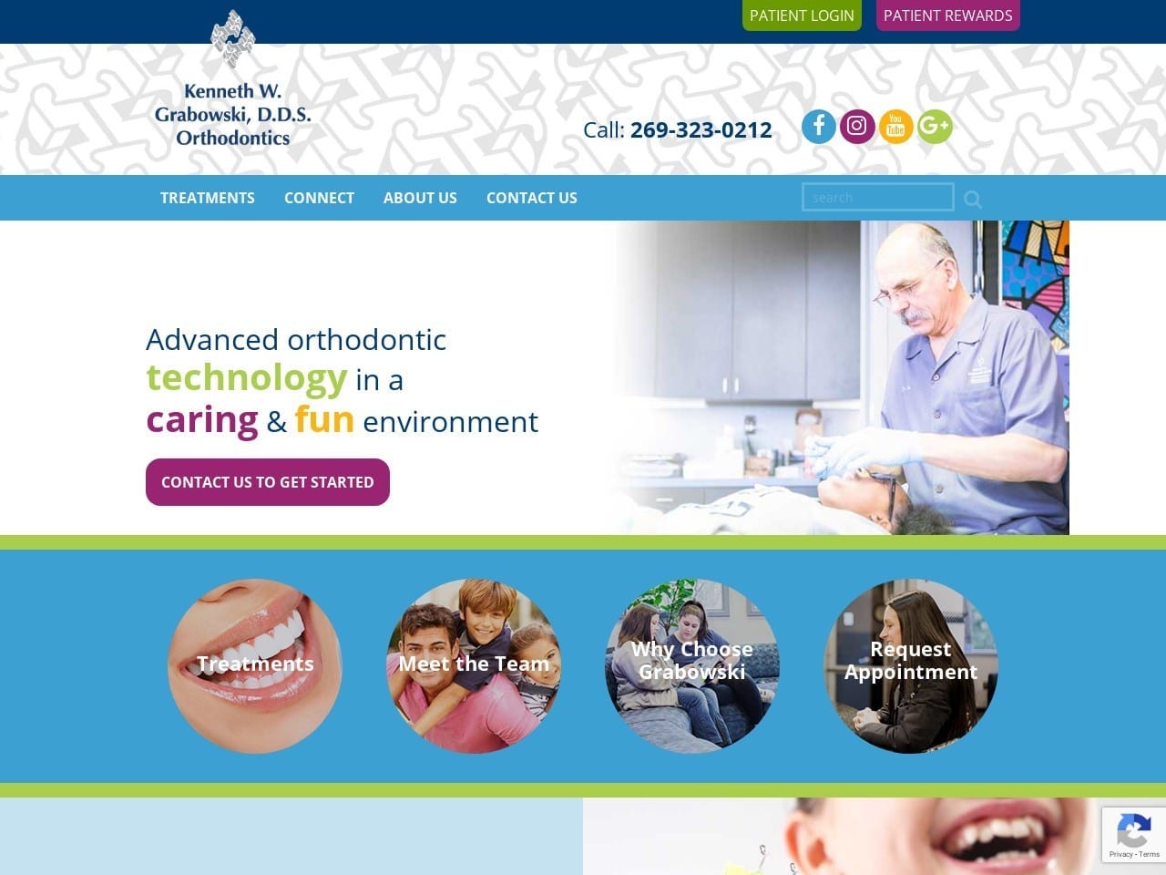 Dr. Kenneth W. Grabowski DDS Website Screenshot from grabowskiortho.com