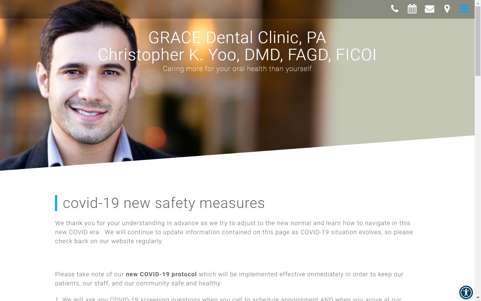 gracedental.net screenshot