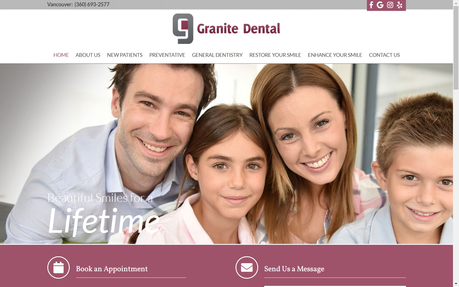 granitedental.com screenshot