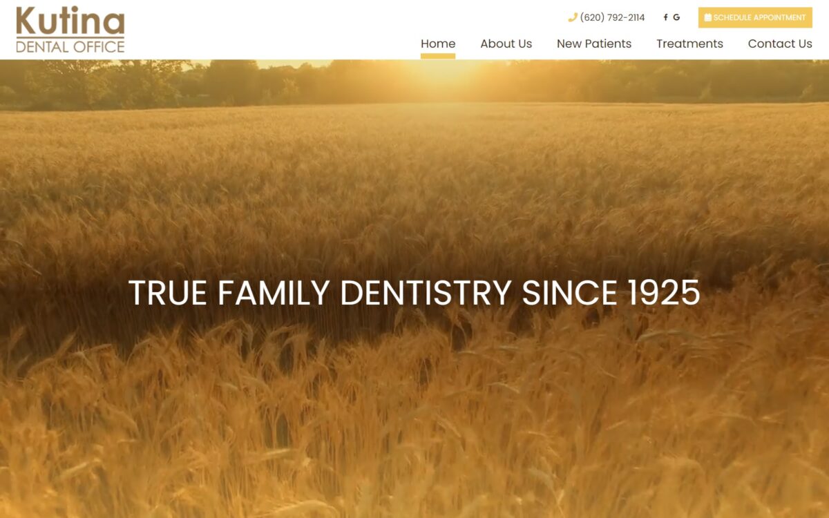 greatbenddentistry.com screenshot