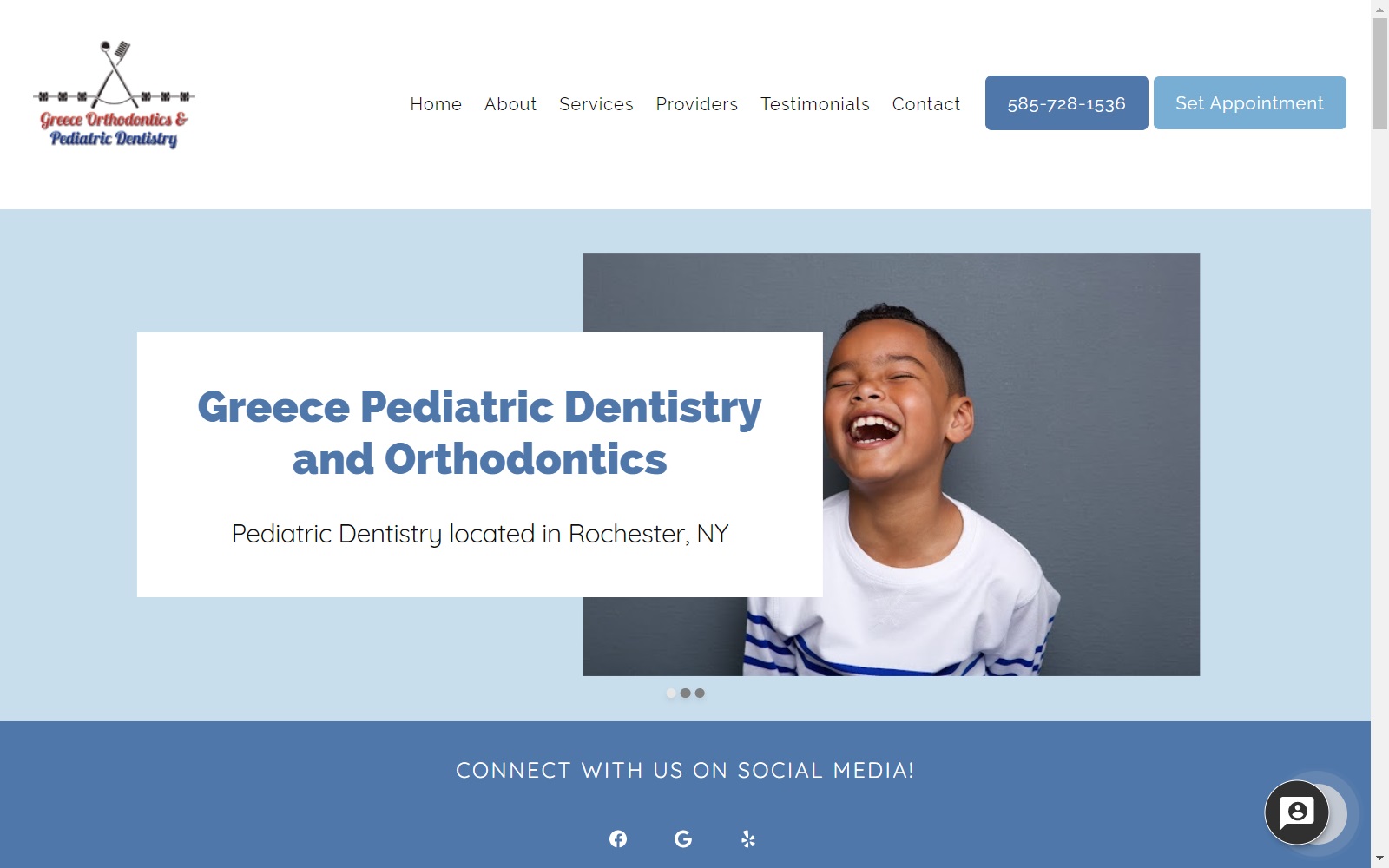 greecepediatricdentistry.com screenshot