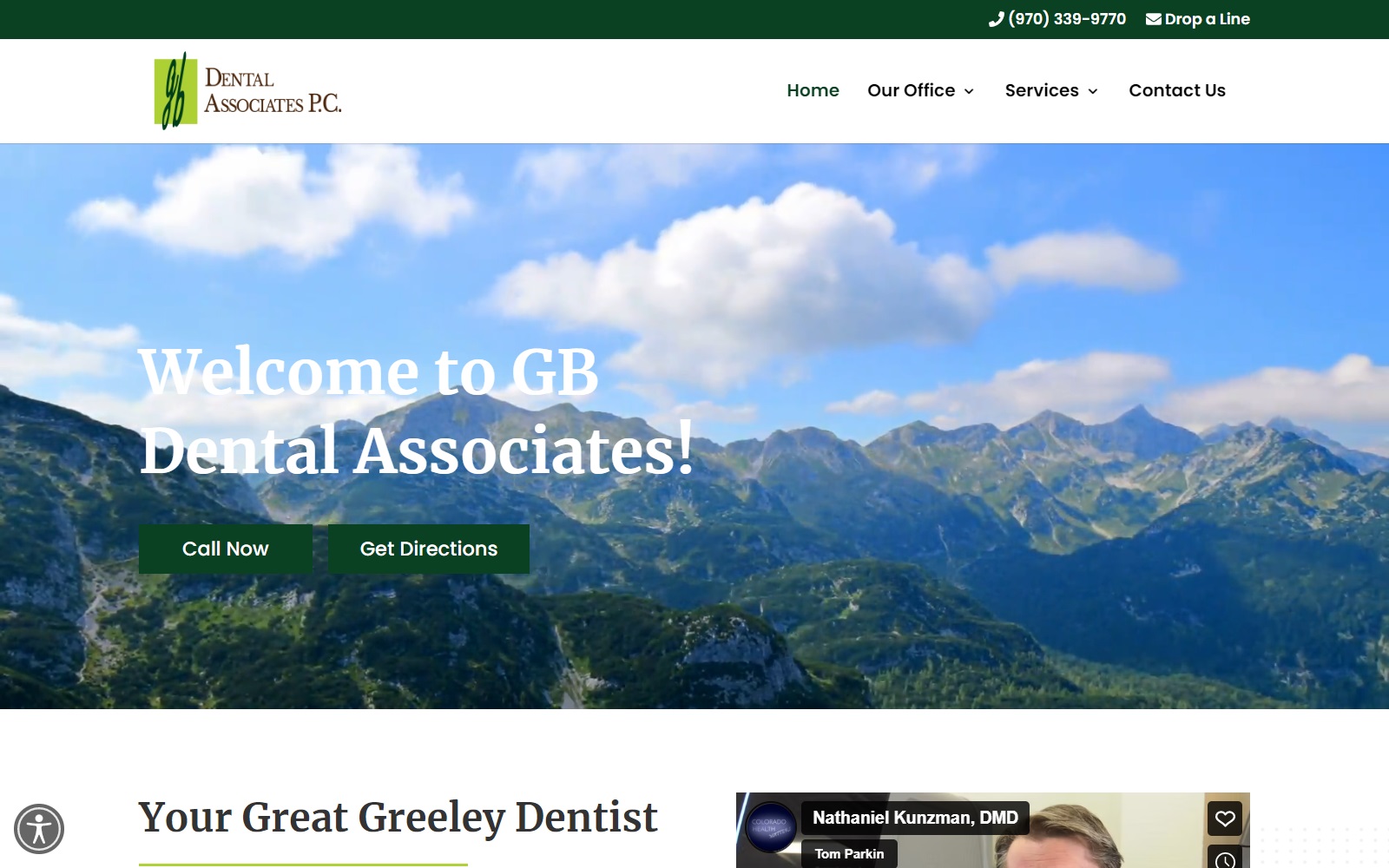 greeleyteeth.com screenshot