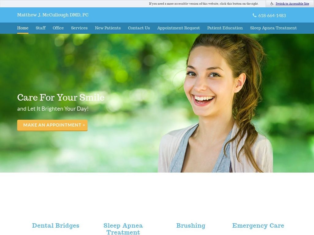 Greenville Family Dentistry Website Screenshot from greenvillefamilydentistry.com