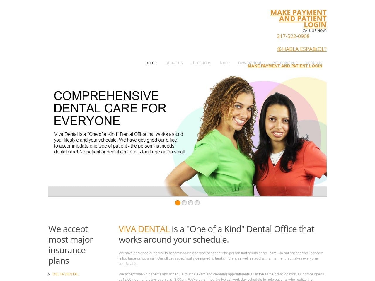 Greenwood Park Dental Website Screenshot from greenwoodparkdental.com