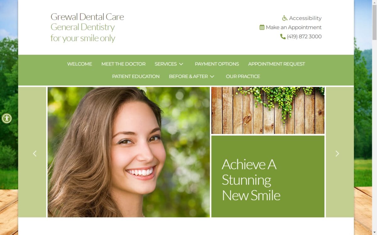 grewaldental.com screenshot