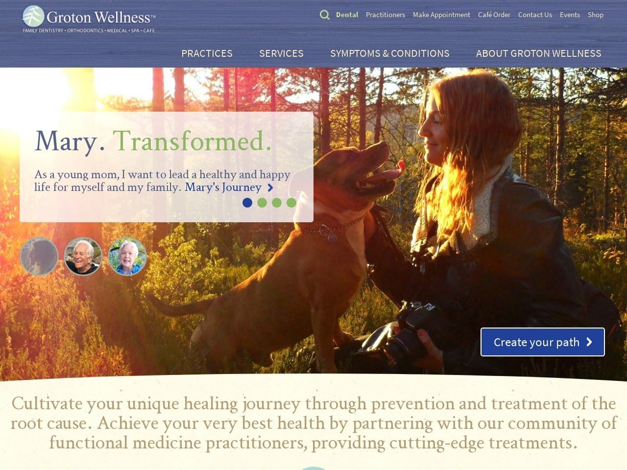 Groton Dental Wellness Spa Llp Website Screenshot from grotondentalwellness.com